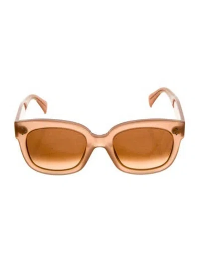 Pre-owned Celine Square Tinted Sunglasses In Neutral
