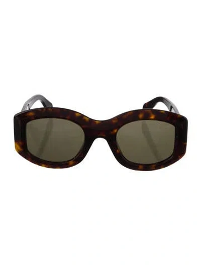 Pre-owned Celine Square Tinted Sunglasses In Neutral