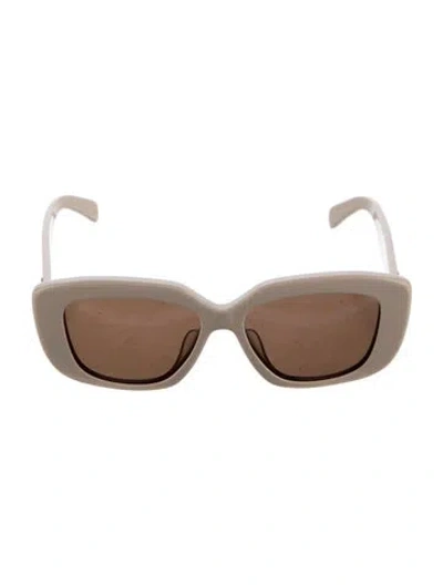 Pre-owned Celine Square Tinted Sunglasses In Neutrals
