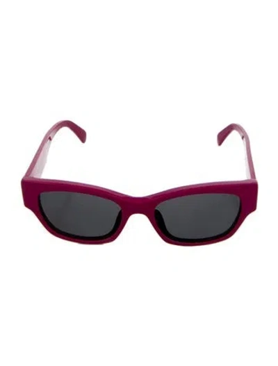 Pre-owned Celine Square Tinted Sunglasses In Pink