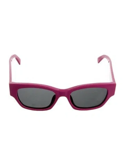 Pre-owned Celine Square Tinted Sunglasses In Pink
