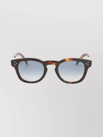 CELINE SQUARE TORTOISESHELL SUNGLASSES GRADIENT LENSES