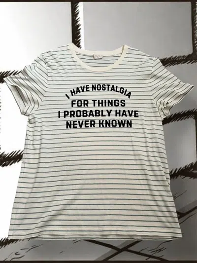 Pre-owned Celine Ss20 Nostalgia Tee In Multi
