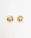 Celine Céline Star Ball Clip-on Earrings In Gold