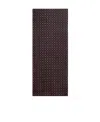 Celine Stole In Biscotto-print Cashmere Muslin
