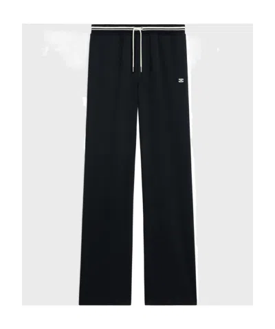 Celine Straight Casual Pants In Black