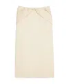 Celine Straight Half-length Skirt In Nude
