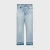 Celine Kurt Straight-leg Distressed Jeans In Blue
