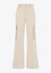 Celine Cargo Pants With Flared Leg And Pockets