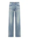 Celine Belt-loop Jeans In Nude & Neutrals
