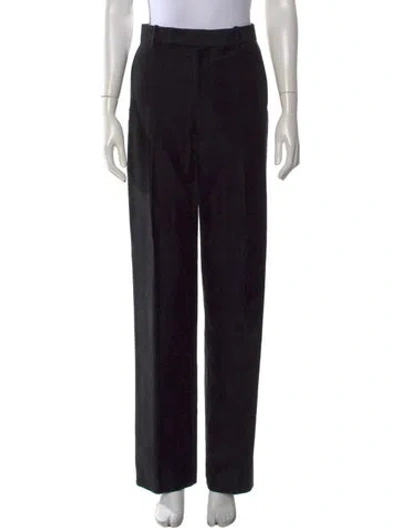 Pre-owned Celine Straight Leg Pants In Black