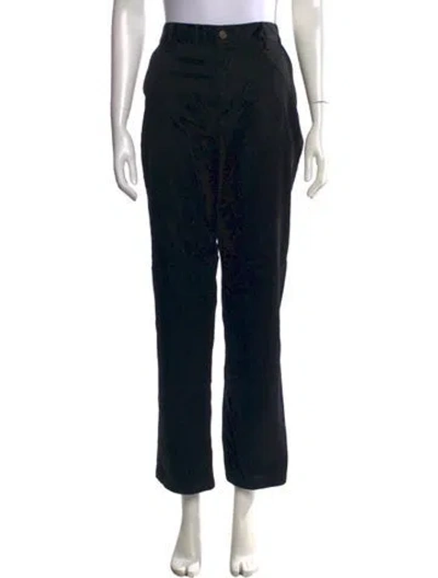 Pre-owned Celine Straight Leg Pants In Black