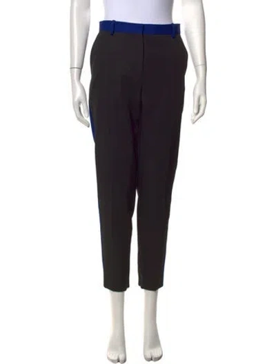 Pre-owned Celine Straight Leg Pants In Black/blue