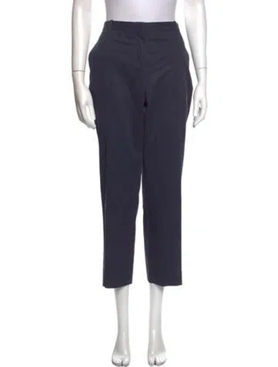 Pre-owned Celine Straight Leg Pants In Blue