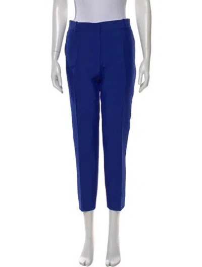 Pre-owned Celine Straight Leg Pants In Blue