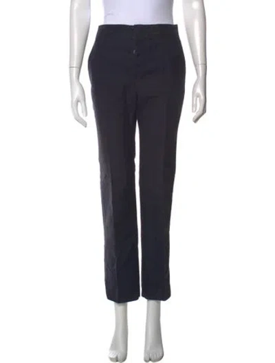 Pre-owned Celine Straight Leg Pants In Blue