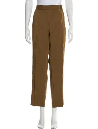 Pre-owned Celine Straight Leg Pants In Brown