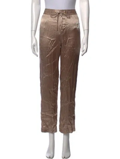 Pre-owned Celine Straight Leg Pants In Brown