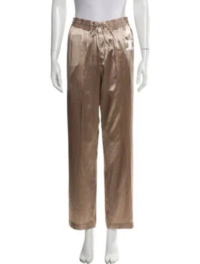 Pre-owned Celine Straight Leg Pants In Neutral