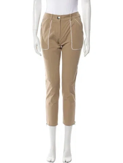 Pre-owned Celine Straight Leg Pants In Neutral