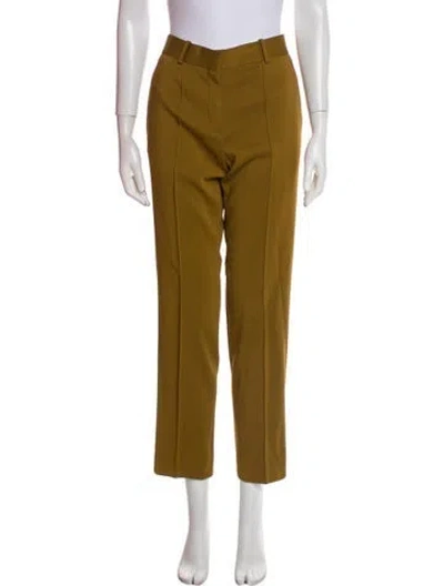 Pre-owned Celine Straight Leg Pants In Neutral