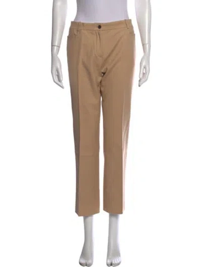Pre-owned Celine Straight Leg Pants In Neutrals