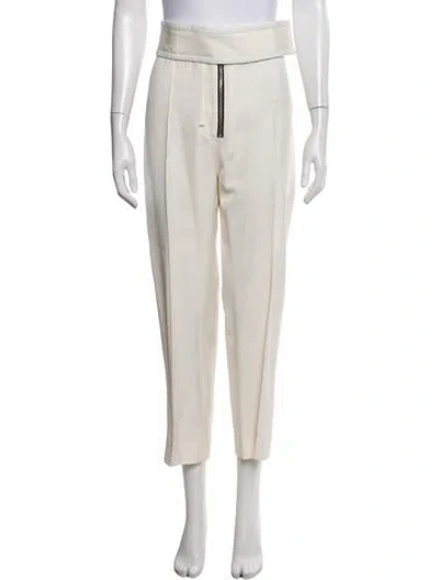 Pre-owned Celine Straight Leg Pants In Neutrals
