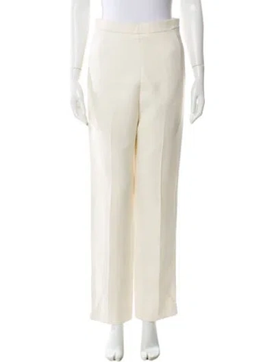 Pre-owned Celine Straight Leg Pants In Neutrals