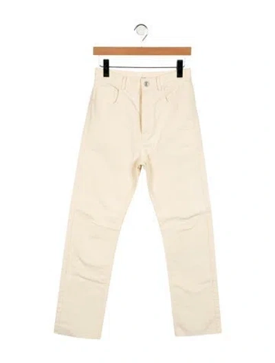 Pre-owned Celine Straight Leg Pants In Neutrals