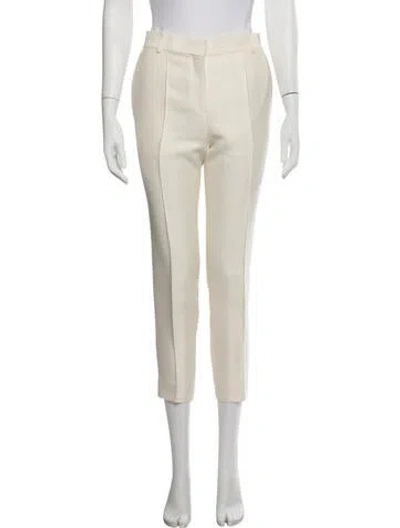 Pre-owned Celine Straight Leg Pants In Neutrals