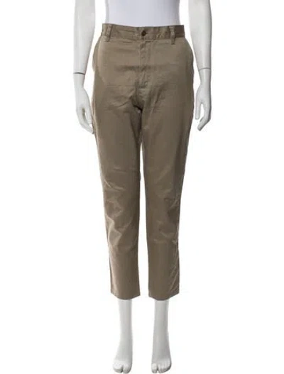 Pre-owned Celine Straight Leg Pants In Neutrals