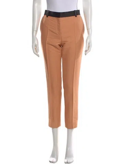 Pre-owned Celine Straight Leg Pants In Orange