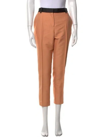 Pre-owned Celine Straight Leg Pants In Orange