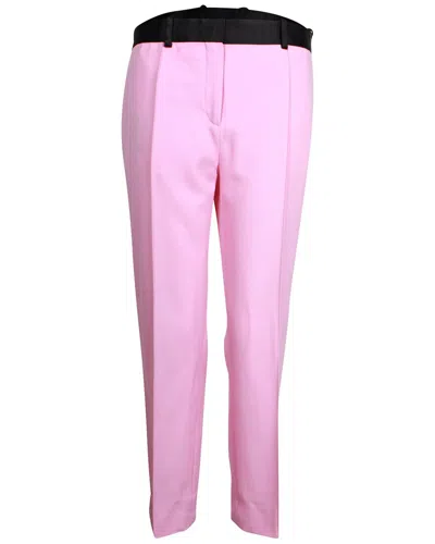Celine Straight Leg Trousers In Brown