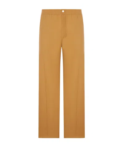 Celine Straight-leg Casual Pants In Orange