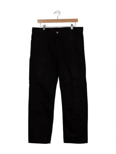 Pre-owned Celine Straight-leg Jeans In Black