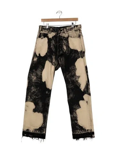 Pre-owned Celine Straight-leg Jeans In Neutrals
