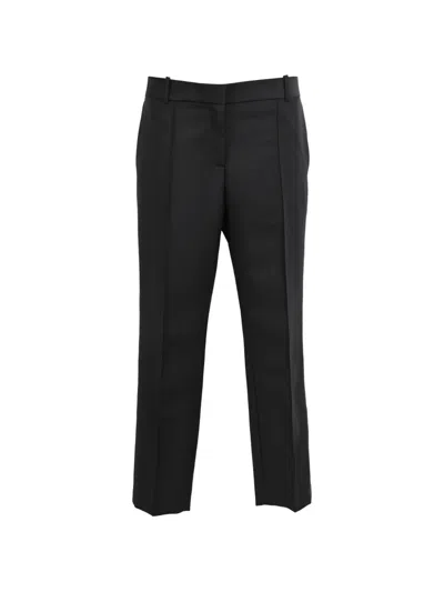Pre-owned Celine Straight-leg Trousers In Black