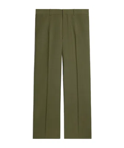 Celine Straight-leg Trousers In Brown
