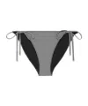 Celine String Bikini Briefs In White/black