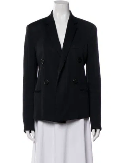 Pre-owned Celine Striped Blazer In Blue