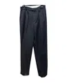 Celine Striped Casual Pants In Black