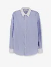Celine Shirt Button Down Collar Striped Pattern In Multi