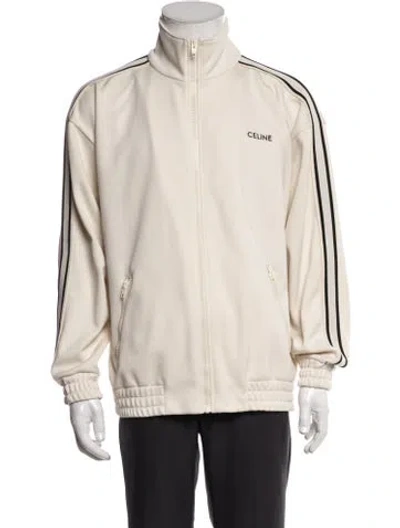 Pre-owned Celine Striped Jacket In Neutral