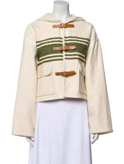 Pre-owned Celine Striped Jacket In Neutral