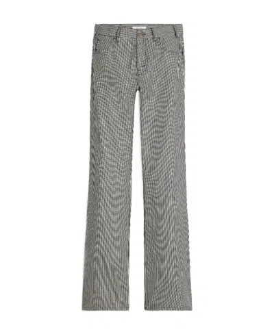 Celine Striped Jeans In Gray