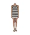Celine Triomphe Mini Dress In Multicolor