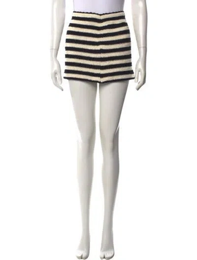 Pre-owned Celine Striped Mini Skirt