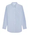 CELINE TOMBOY SHIRT IN STRIPED SILK