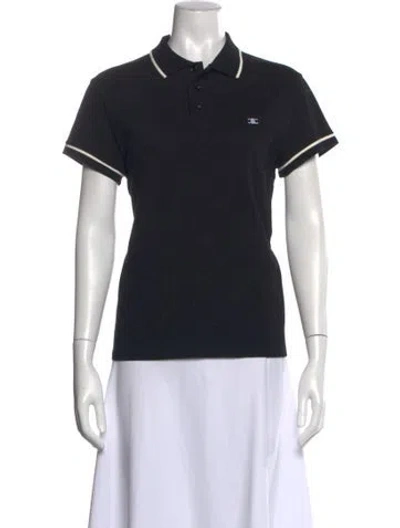Pre-owned Celine Striped Sleeveless Polo In Multi